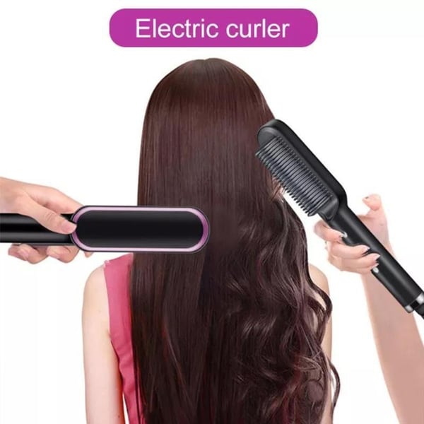 👩🏻‍🦰Hair Straightener Brush👩🏻‍🦰 📯(Hot Sale)📯